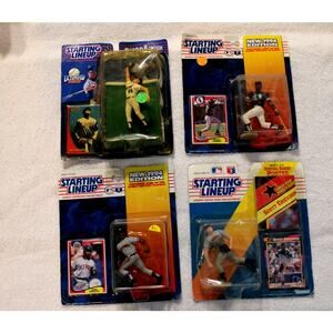Lot of 4 Starting Lineup Baseball Figures from the (1990s MLB)